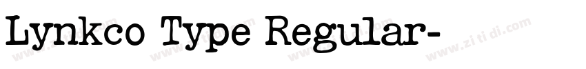 Lynkco Type Regular字体转换